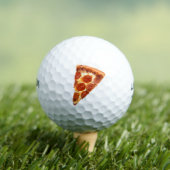 Balles De Golf tranche de pizza pepperoni classique de SlipperyJo (T-shirt Insitu)