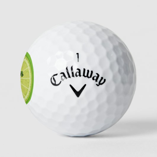 Balles De Golf Tranches de chaux (Logo)