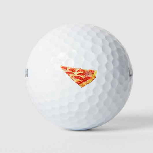 Balles De Golf Tranches De Pepperoni Pizza (Devant)