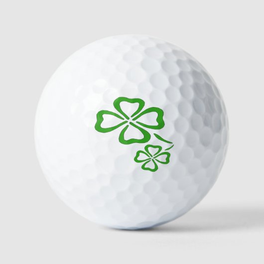 Balles De Golf Trèfle à quatre feuilles (Recto)