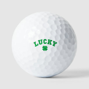 Balles De Golf Trèfle Chanceux Saint Patrick