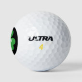 Balles De Golf Trèfle vert monogramme (Logo)