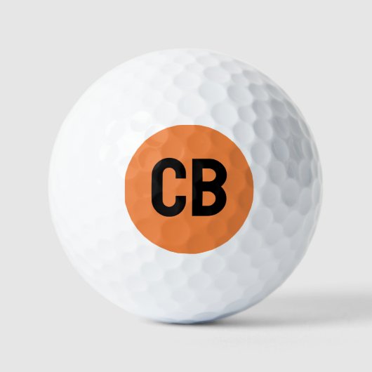 Balles De Golf Trend Color Fresh Tangerine Golf Balls (Recto)