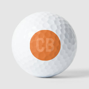 Balles De Golf Trend Color Fresh Tangerine Golf Balls