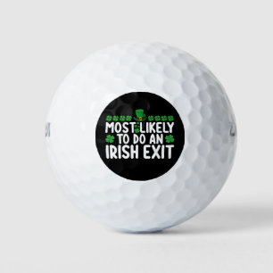 Balles De Golf Très Probable de faire une sortie irlandaise St Pa