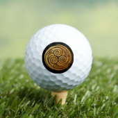 Balles De Golf Triple Celtic Knot Swirl Mandala (T-shirt Insitu)