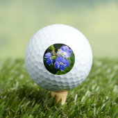 Balles De Golf Trois fleurs bleues (T-shirt Insitu)