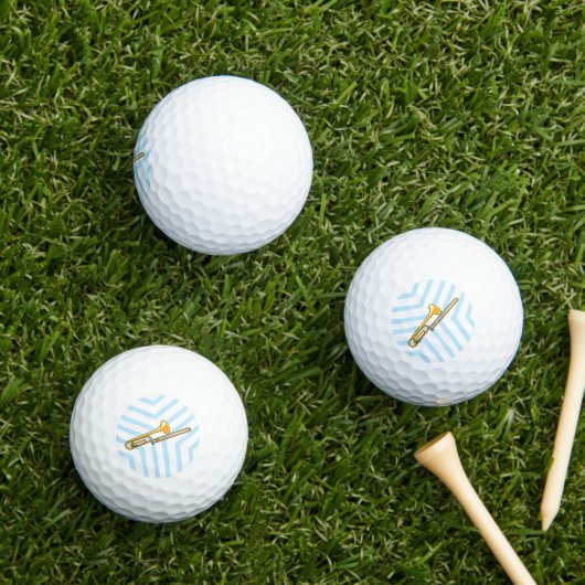 Balles De Golf Trombone (Herbe in situ)