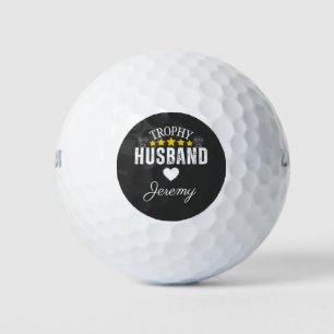 Balles De Golf Trophée Husband Golf Balls : Un jeu amusant et per
