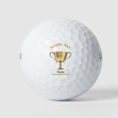 Balles De Golf Trophy Cup for a Trophy 'Son'. (Devant)