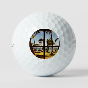 Balles De Golf Tropical Fiji Beach Scene tpv1 gba