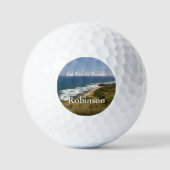 Balles De Golf Tropical Ocean Sea Beach Nature Personnaliser (Recto)
