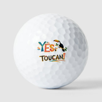 Balles De Golf Tropical Toucans - Playful Jungle