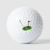 Balles De Golf Trou de golf avec drapeau (Recto)