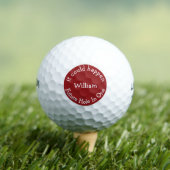 Balles De Golf Trou en un futur drôle (T-shirt Insitu)