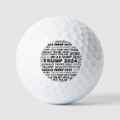 Balles De Golf Trump 2024 (Recto)