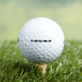 Balles De Golf Trump 2024 bleu (T-shirt Insitu)