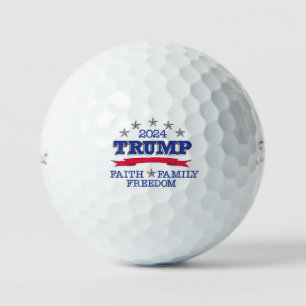 Balles De Golf Trump 2024 Foi Liberté familiale