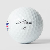Balles De Golf Trump 2024 Foi Liberté familiale (Logo)