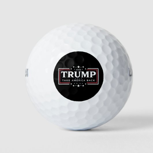 Balles De Golf Trump 2024 : Reprendre l'Amérique (Devant)