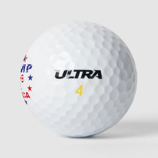 BALLES DE GOLF TRUMP 2024 SAVE AMERICA (Logo)