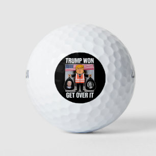 Balles De Golf Trump a gagné, passez à autre chose, Maga a gagné
