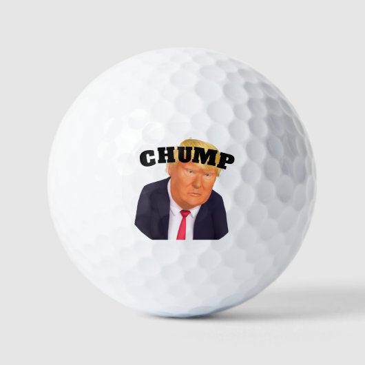 Balles De Golf Trump/Chump Golf Balls (Recto)