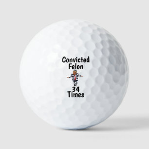 Balles De Golf Trump condamné Felon Golf Ball