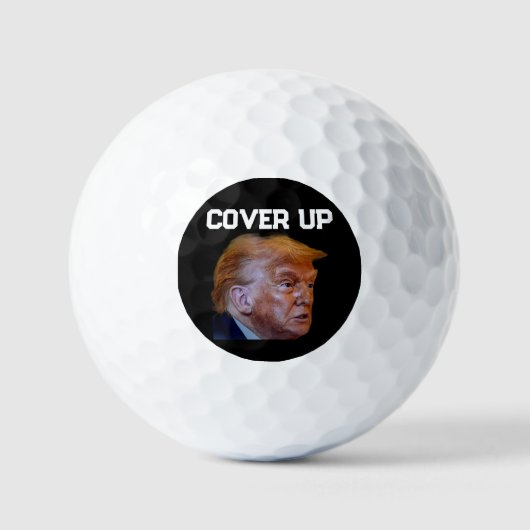 Balles de golf Trump Cover Up (Recto)