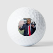 Balles De Golf Trump Dance Funny (Recto)