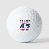 Balles De Golf Trump Force 47 (Recto)