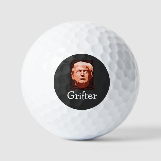 Balles De Golf Trump Grifter Golf Ball (Recto)