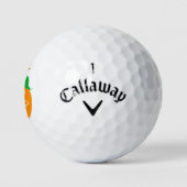 Balles De Golf Trump Orange Callaway Warbird (Logo)