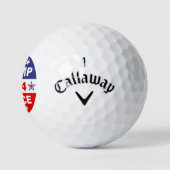 BALLES DE GOLF TRUMP VANCE 2024 (Logo)