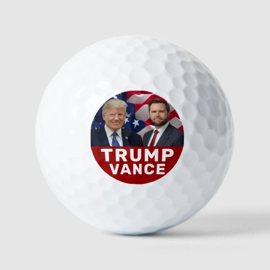 Balles De Golf Trump Vance 2024 (Recto)