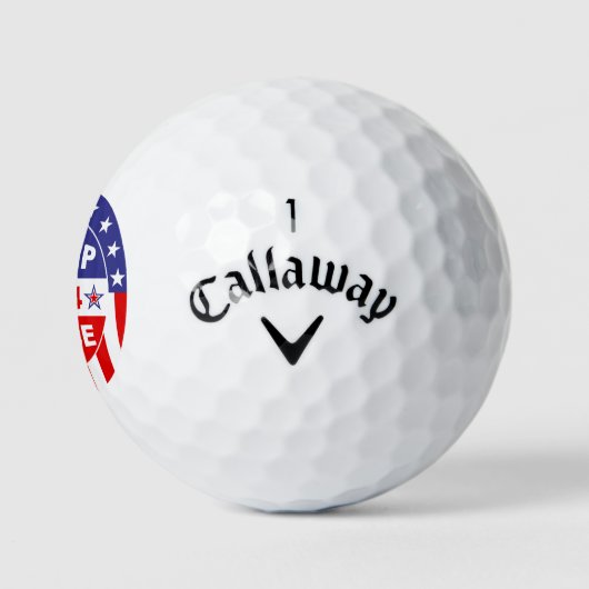 BALLES DE GOLF TRUMP VANCE 2024 (Logo)