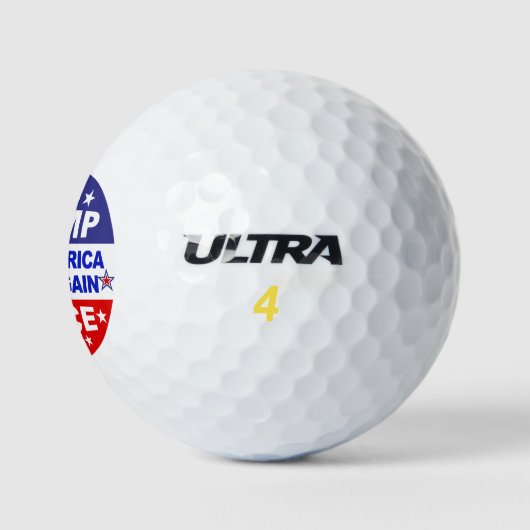 BALLES DE GOLF TRUMP VANCE 2024 (Logo)