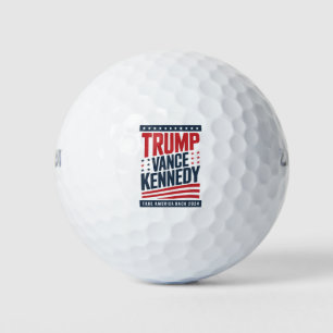 Balles De Golf Trump Vance Kennedy reprenons l'Amérique 2024 