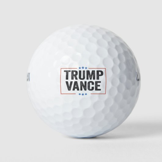 Balles De Golf Trump Vice-Président Vance Président Election USA (Devant)
