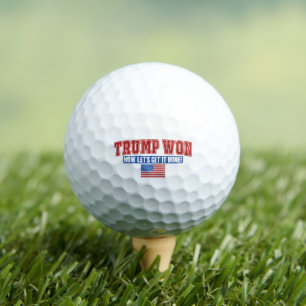 Balles De Golf Trump Won Now Let Get