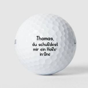 Balles De Golf Tu me dois un trou-dans-un