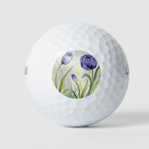 Balles De Golf Tulipes à ressort pourpre