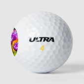 Balles De Golf Tulipes Enchantant violet (Logo)