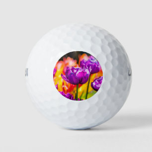Balles De Golf Tulipes Enchantant violet