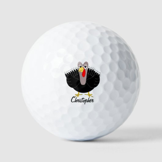 Balles De Golf Turkey Design (Recto)