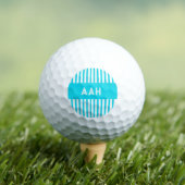 Balles De Golf Turquoise strié (T-shirt Insitu)