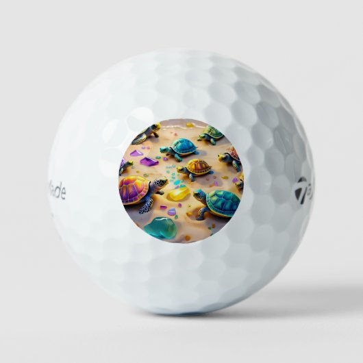 Balles De Golf "Turtle Playtime Palooza" (Recto)