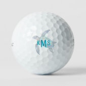 Balles De Golf Turtle Turquoise de mer Titleist Pro V1 (Recto)
