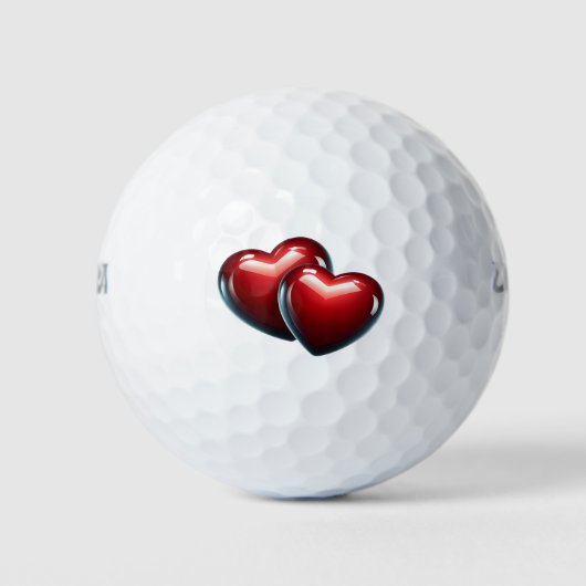 Balles de golf Two Hearts (Devant)