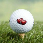 Balles de golf Two Hearts (T-shirt Insitu)